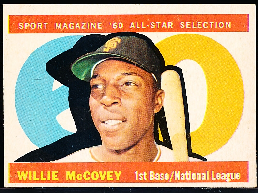 1960 Topps Bb- #554 Willie McCovey AS- Hi#