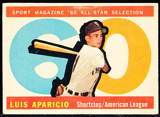 1960 Topps Bb- #559 Luis Aparicio AS- Hi#