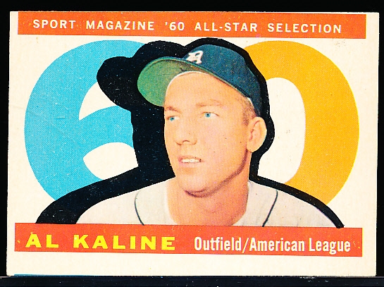 1960 Topps Bb- #561 Al Kaline AS- Hi#