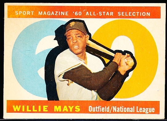 1960 Topps Bb- #564 Willie Mays AS- Hi#