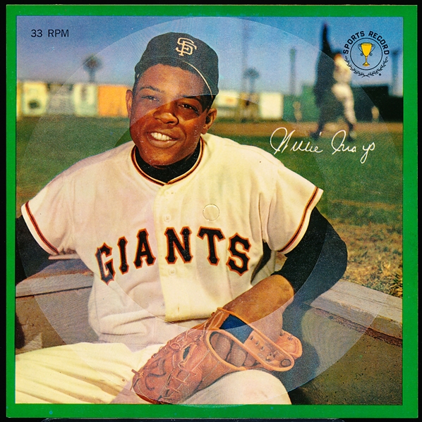 1964 Auravision Bb Record- Willie Mays, Giants- SP