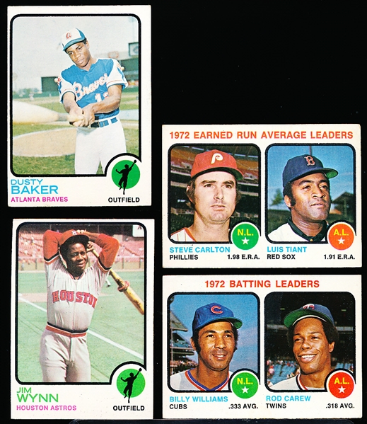 1973 Topps Baseball- 90 Asst (incl. 70 Diff)