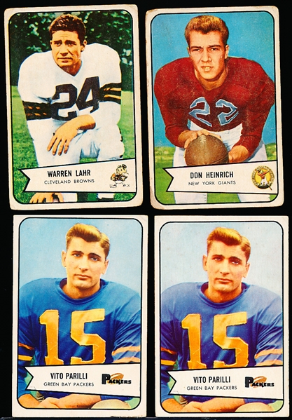 1954 Bowman Fb- 4 Cards