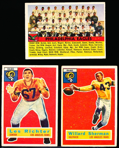 1956 Topps Fb- 10 Diff