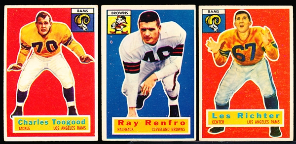 1956 Topps Fb- 10 Diff