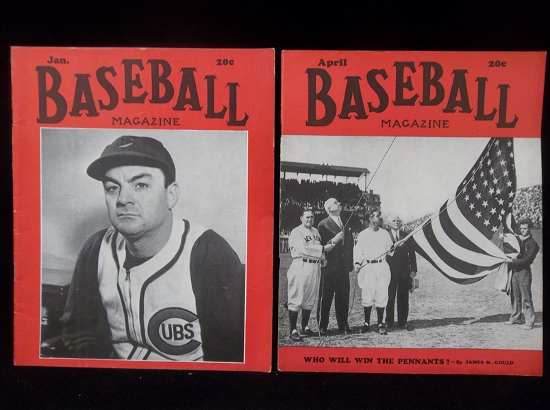 1941 Baseball Magazine- 2 Diff.