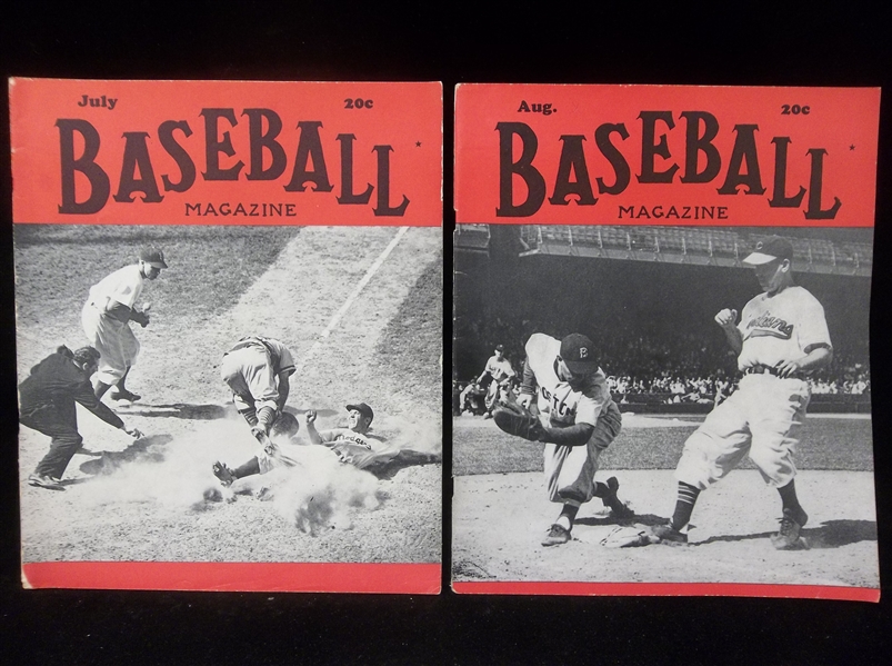 1946 Baseball Magazine- 2 Diff.