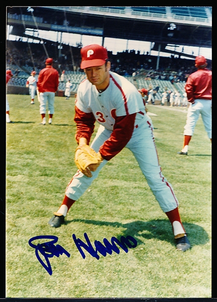 Autographed Joe Hoerner Philadelphia Phillies MLB Color 3-½” x 5” Color Photo