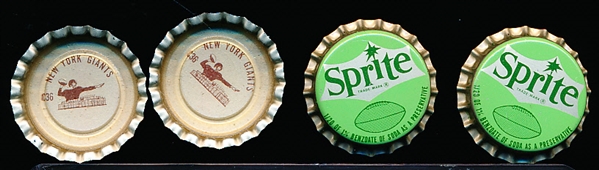 1965 New York Giants “C” Sprite Caps- #C36 Giants Logo- 15 Caps