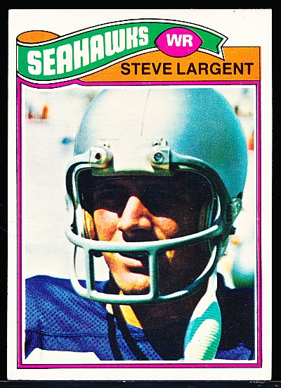 1977 Topps Ftbl. #177 Steve Largent RC