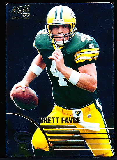 1995 Action Packed Rookies & Stars Ftbl.- “Star Gazers” Parallels- #60 Brett Favre, Packers