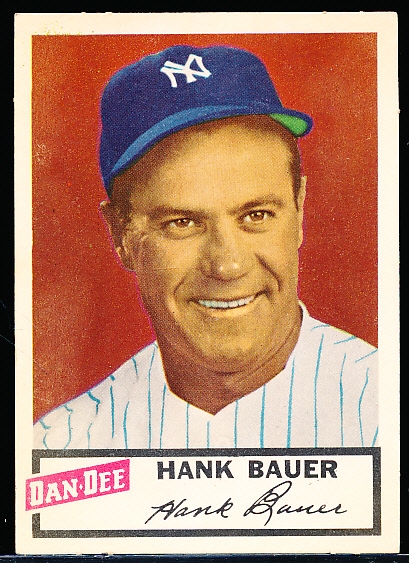 1954 Dan-Dee Baseball- Hank Bauer, Yankees