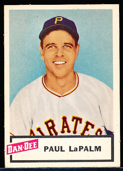 1954 Dan-Dee Baseball- Paul LaPalm, Pirates