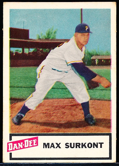 1954 Dan-Dee Baseball- Max Surkont, Pirates