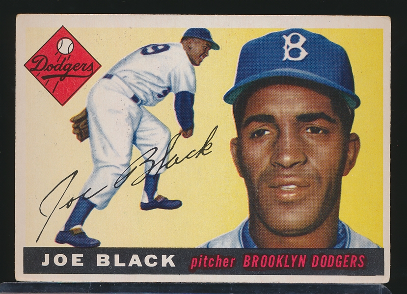 1955 Topps Bb- #156 Joe Black, Dodgers