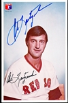 Autographed 1976 MLBPA Boston Red Sox 5-7/8” x 9” Thin Paper Photos- Carl Yastrzemski