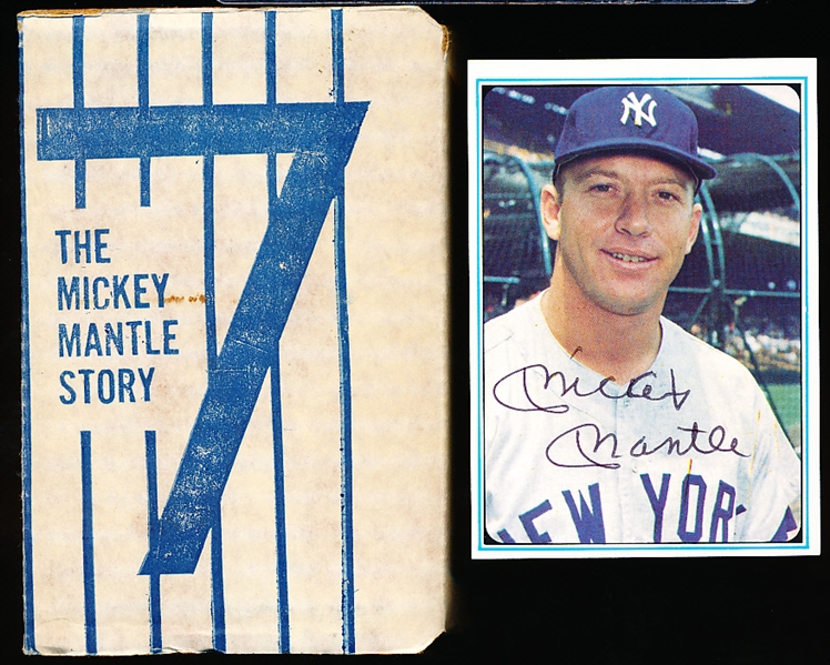 1982 AU Sports Autographs “Mantle Story” Factory Set with Signed #1 Mantle Card