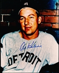 Autographed Al Kaline Detroit Tigers MLB Color 8” x 10” Photo