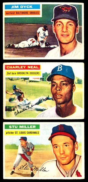 1956 Topps Bb- 7 Diff