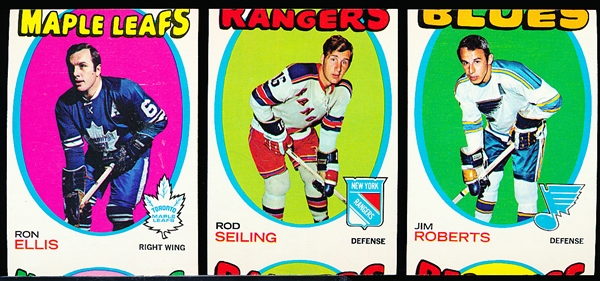 1971-72 Topps Hockey- 9 Cards