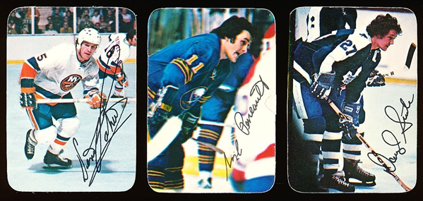 1976-77 Topps Hockey- Glossy Inserts- 8 Asst