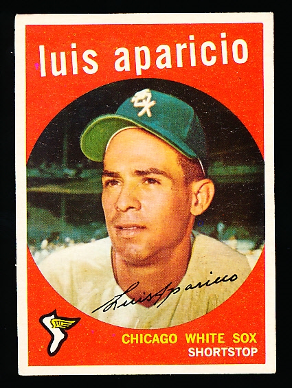 1959 Topps Baseball- #310 Luis Aparicio, White Sox