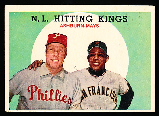 1959 Topps Baseball- #317 Ashburn/ Mays