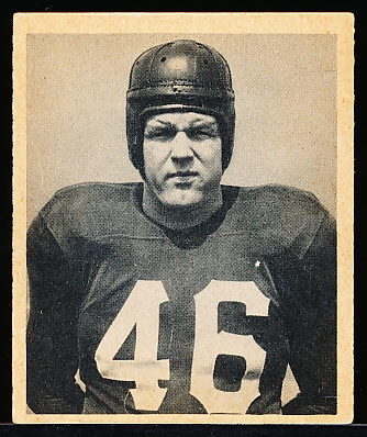 1948 Bowman Football- #24 John T.  Koniszewski, Washington Redskins- SP