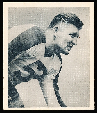 1948 Bowman Football- #61 Alex Wojciechowicz RC, Eagles