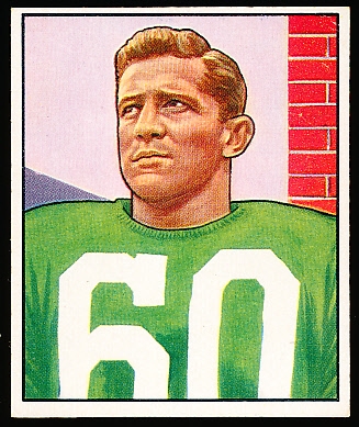 1950 Bowman Football- #132 Chuck Bednarik, Eagles