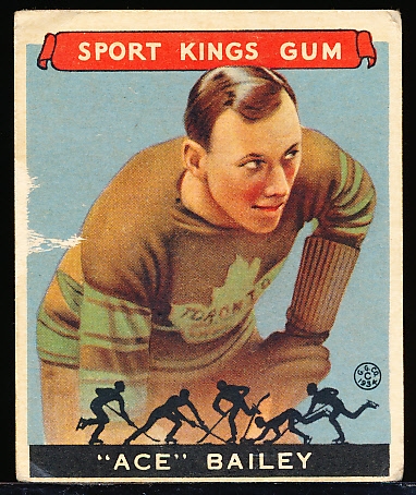 1933 Sport Kings- #28 Ace Bailey (Hockey)