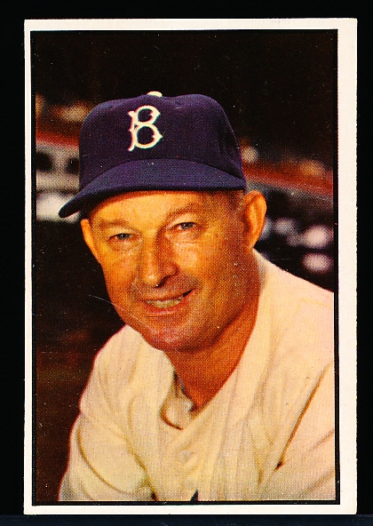 1953 Bowman Bb Color- #124 Charlie Dressen, Brooklyn- Hi#