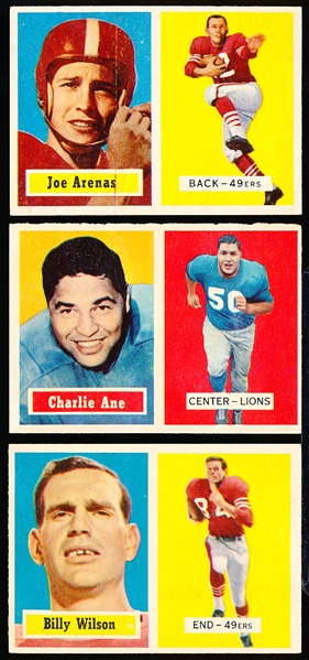 1957 Topps Fb- 10 Diff