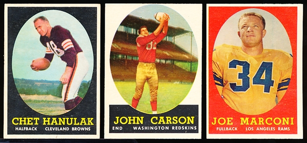 1958 Topps Fb- 10 Diff