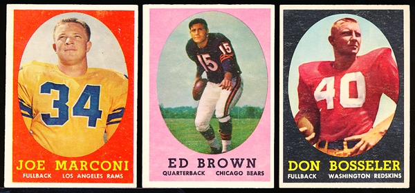 1958 Topps Fb- 9 Diff