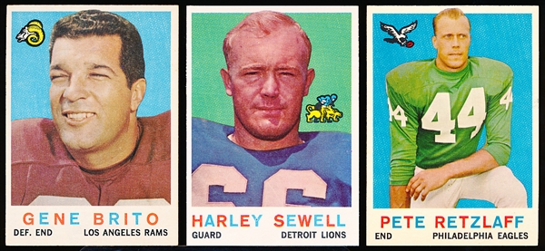 1959 Topps Fb- 6 Diff