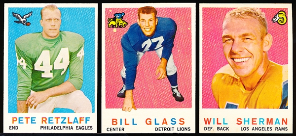 1959 Topps Fb- 7 Diff