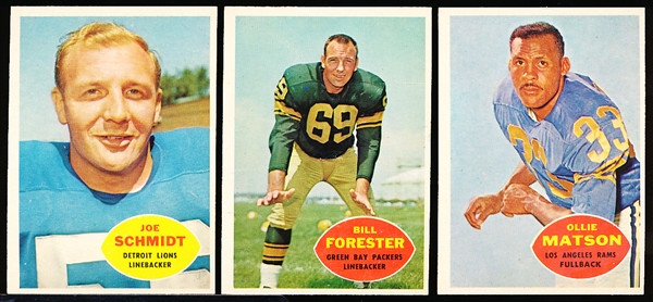 1960 Topps Fb- 5 Diff