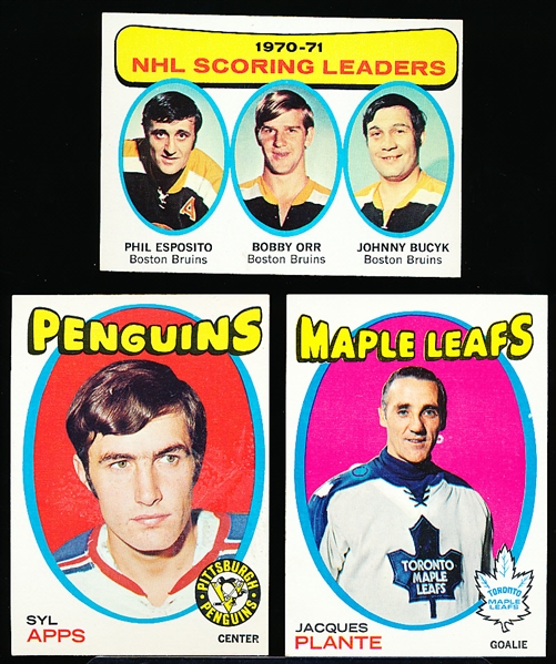 1971-72 Topps Hockey- 12 cards