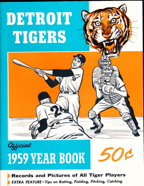 1959 Detroit Tigers Yearbook