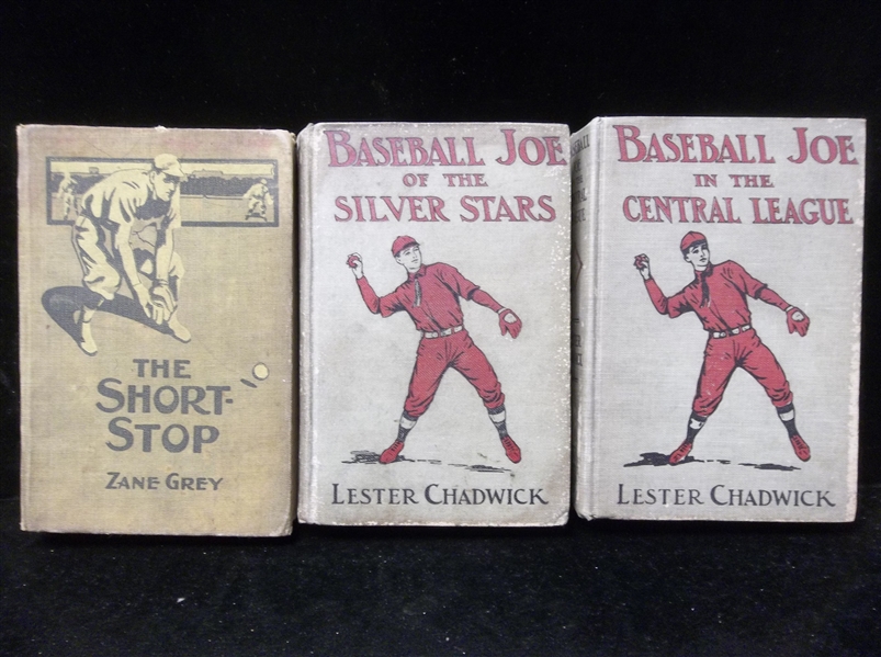 1912-14 Juvenile Baseball Books- 3 Diff.