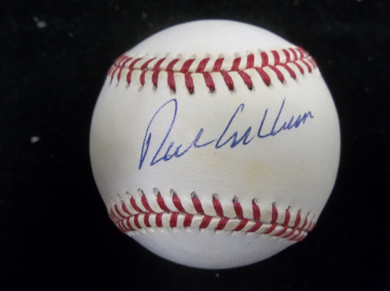 Autographed Richie Ashburn Official NL MLB Baseball