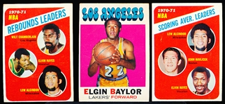 1971-72 Topps Basketball- 10 Cards