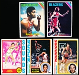 Five Basketball Star Cards