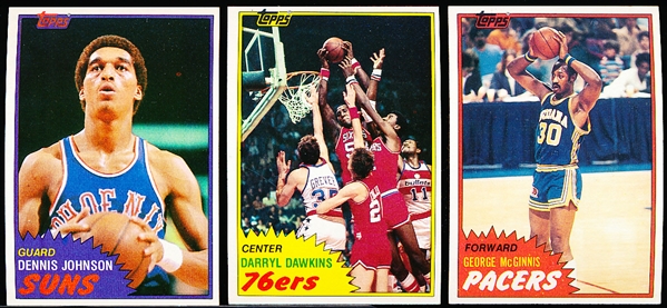 1981-82 Topps Basketball- 95 Asst