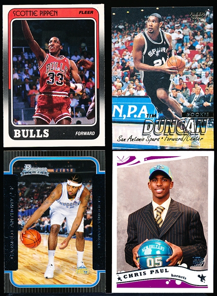 Four Basketball Rookie Cards