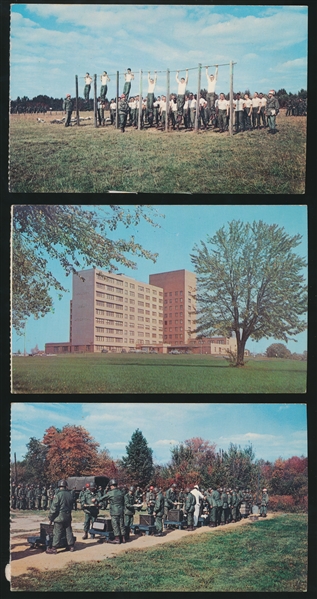 1950’s Fort Dix (NJ) Military Postcards- 8 Diff.