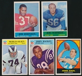 1960’s Football Cards- 5 Diff