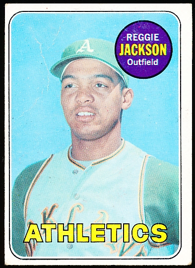 1969 Topps Baseball- #260 Reggie Jackson RC