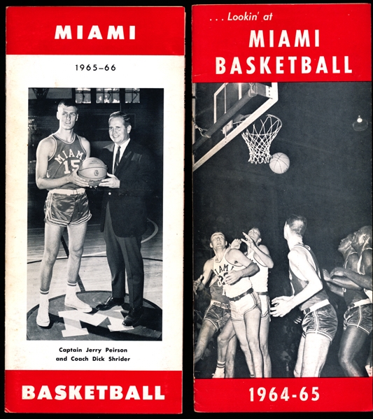 Univ. of Miami (Ohio) Basketball Media Guides- 4 Diff
